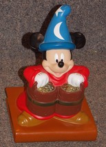 Disney Mickey Mouse Fantasia Hard Plastic Bank 8 inches Tall - £23.91 GBP
