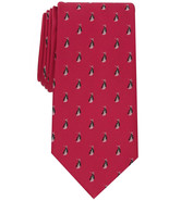Club Room Men&#39;s Festive Penguin Tie in Red - $19.12 CAD