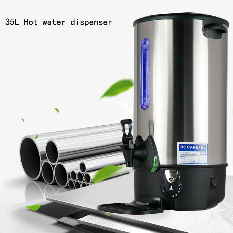 35L Commercial Office Stainless Steel Hot Water Dispenser Boiler 110V - £142.29 GBP