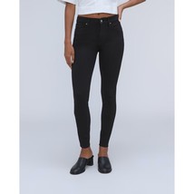 Everlane Jeans The Mid Rise Skinny Black Women&#39;s Size 26 Regular Stretchy NWT - £27.38 GBP