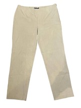 Talbots Women&#39;s Career Pants Classic Side Zip Flat Front Stretch Petite Sz.12p - £15.68 GBP