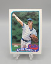1989 Topps Greg Maddux #240 Chicago Cubs Baseball Card HOF - £1.09 GBP