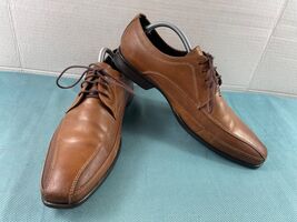 Kenneth Cole Oxford Men 9M Dress Shoes Brown Leather Extra Distance Bicy... - $359.91 MXN