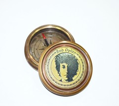 Antique Vintage Style Brass Pocket Bob Dylan Compass - £11.19 GBP