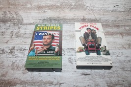 VHS Movie Lot of 2 80&#39;s Classic Comedy Funny Farm 1988 Stripes 1981 - £7.82 GBP