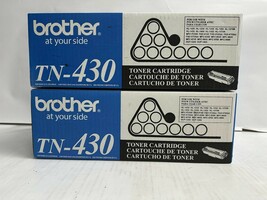2 New Genuine Brother DCP-1200,HL-1030, FAX-4750 Black Toners TN-430, TN430 - $110.24 CAD
