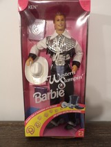 Vintage 1993 Barbie &quot;Western Stampin&#39;&quot; Ken Doll w/MAGIC Spur Boots #10294 - £73.51 GBP