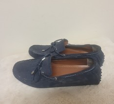 Topman Navy Blue Suede Loafers For Men  Size 8(uk) - $40.50