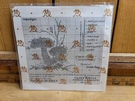 1960s Clara Waever Counted Cross Stitch Nr 26-3283g Mushroom Galde Skorh... - $95.39