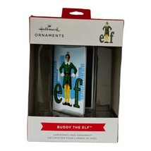 Hallmark Will Ferrell Buddy the Elf VCR VHS Movie Christmas Ornament Red Box New - £10.34 GBP