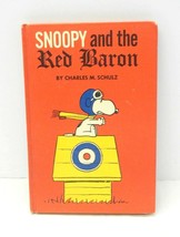 Snoopy and the Red Baron by Charles M Schulz Hardcover Book 1967 USA - $4.95