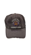 2009 NBA Champions Los Angeles Lakers Gray Hat Cap Adidas Stretch Back Kobe - $29.69