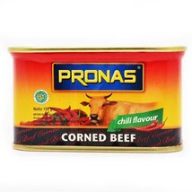 Pronas Corned Beef Chili Flavor, 198 Gram - £22.32 GBP