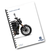 HUSQVARNA 2022 - SVARTPILEN 125 - OWNERS MANUAL - REPRINTED COMB BOUND - €42,79 EUR