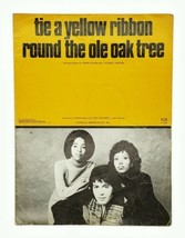 1972 Tie A Yellow Ribbon Round The Old Oak Tree Tony Orlando &amp; Dawn Sheet Music - £10.53 GBP