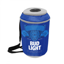 Bud Light Can Shaped Bluetooth Speaker Cooler Bag Blue - $46.98
