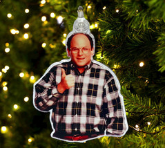 Seinfeld George Costanza Thumbs Up Promo Holiday Christmas Tree Ornament... - £9.93 GBP