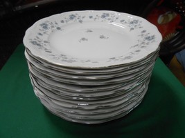 Beautiful Collectible Johann Haviland Bavaria Blue GARLAND-Set 13 Dinner Plates - £53.23 GBP