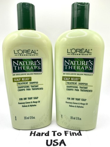 L&#39;Oreal Nature&#39;s Therapy Scalp Relief Treatment SHAMPOO Rosemary 12 Oz E... - $39.59