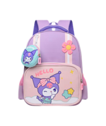 Kuromi Schoolbag Large Capacity Lightweight Durable Travel Bag Kids Back... - €26,58 EUR