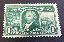 U.S. 1904 Postage Stamp #323 Louisiana Purchase 1 cent Issue Mint NH OG - £27.35 GBP