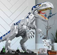 Dinosaur building blocks assembled toy boy high difficulty huge Tyrannos... - $90.44+