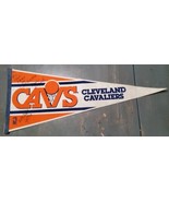 Vintage 1990s Cleveland Cavs Cavaliers NBA Wincraft Pennant Signed - £84.31 GBP