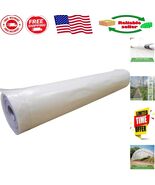 6 Mil Clear Greenhouse Plastic Sheeting 12&#39; x 25&#39; - UV Resistant Polyeth... - $1,846.13 MXN
