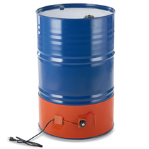 VEVOR Metal Drum Heater,1200W,55Gal,86-302℉,Silicone,Orange,FCC Listed - $58.99
