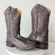 Rod Patrick Mens Cowboy Boots Size 11D Brown CAYUSE Leather Western Blun... - $391.05