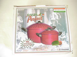 Pasta Perfect, Non-stick Pots with Cheese grater &amp; recipe book - $17.32