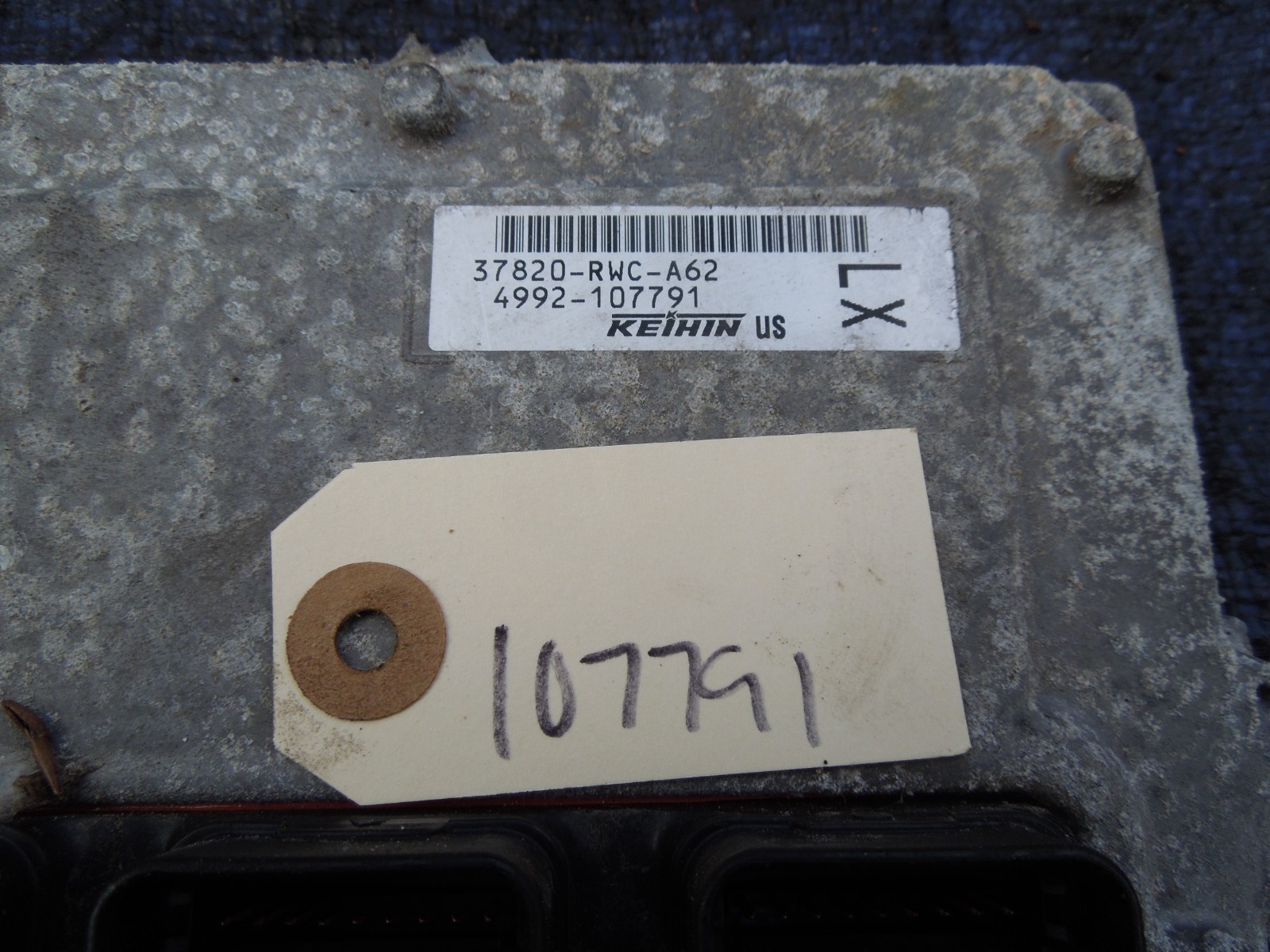2010 Acura RDX 2.3 turbo engine computer ECU ECM 37820-RWC-A62 OEM 107791 Item image 3