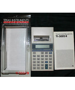 TEXAS INSTRUMENTS TI-5005 II Printer Display Calculator 10 Digit Ready-T... - £18.29 GBP