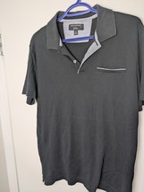 Banana Republic Men&#39;s Black Polo Shirt - $147.81 MXN