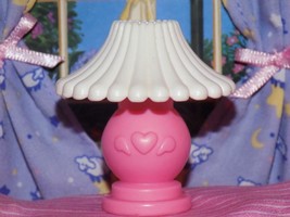 Fisher Price Loving Family Dream Dollhouse Light Pink Lamp Light for Liv... - £3.10 GBP