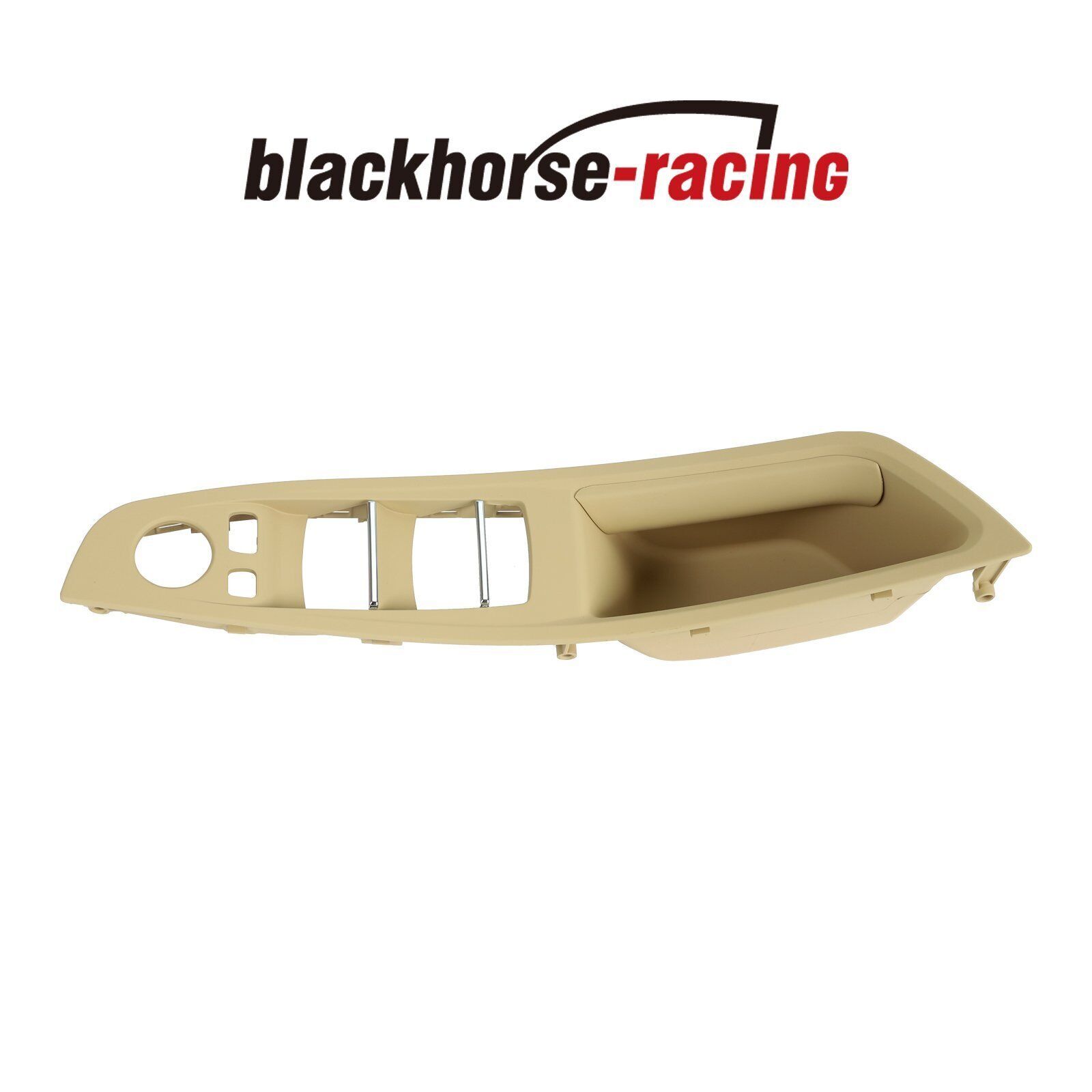 1x Front Left Beige Inner Door Panel Handle Pull Trim Cover for BMW 5 se... - $16.98