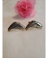 Gold Tone  Cufflinks Hickok Sputnik Boomerang  Modern Art Deco  - $33.82 CAD