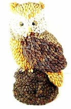 Owl Made From Sea Shells 7.5&quot; Tall Holgar International Inc From Philippines - £15.81 GBP