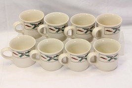 Farberware Holly Berry Cups Mugs Christmas Lot of 8 - $29.39