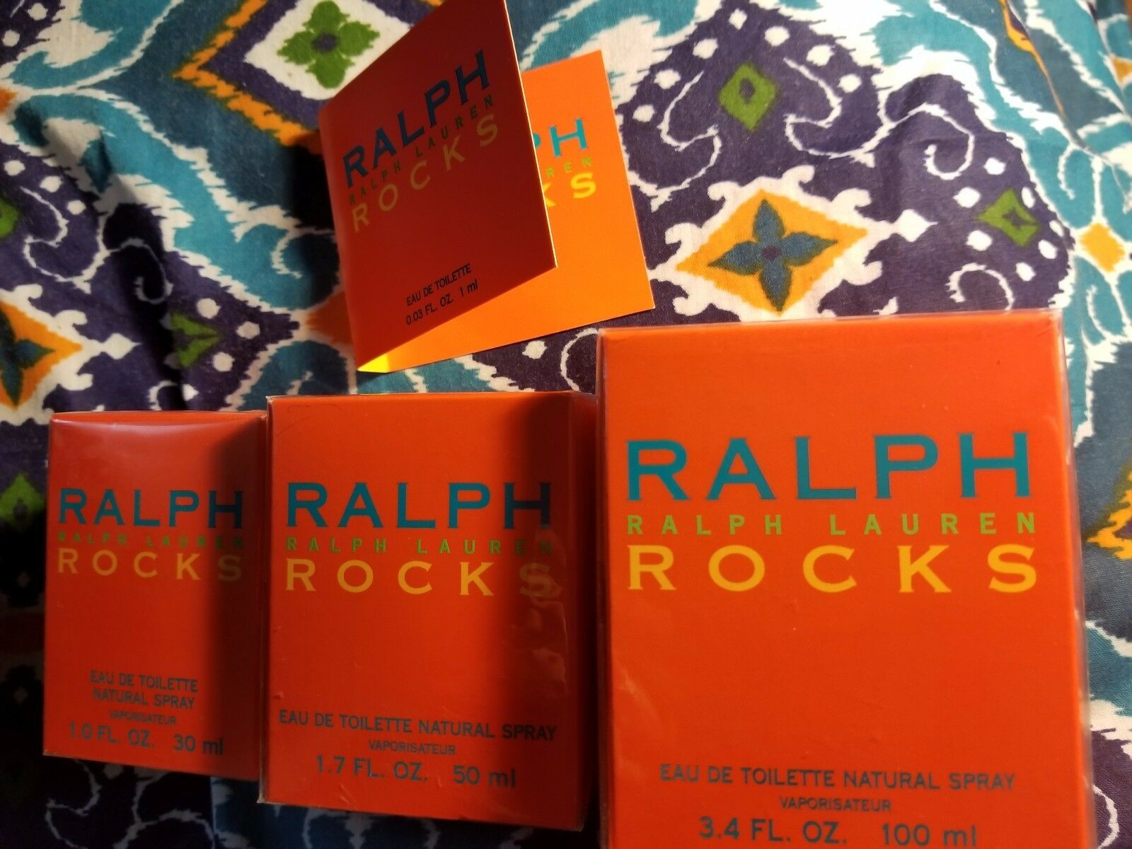 Ralph Lauren ROCKS .03 oz 1 oz 1.7 oz 3.4 oz EDT Eau De Toilette YOU CHOOSE