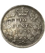 Canadá 1875 - 10 centavos &quot;Young Head&quot; Queen Victoria Revival Issue - $18.55 CAD