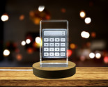 LED Base included | Exquisitely Detailed Crystal Calculator Sculpture  - €22,08 EUR+