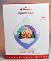 Hallmark  A Sweet Surprise   Magic Light &amp; Sound   2016 Keepsake Ornament - £15.36 GBP