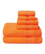 Ultra Soft 6 Pack Cotton Towel Set, Contains 2 Bath Towels 28X55 Inch, 2... - £36.08 GBP