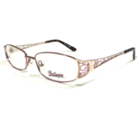 Bellagio Eyeglasses Frames B717 C03 Shiny Rose Gold Pink Gold Oval 52-16... - $46.53