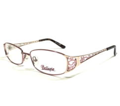 Bellagio Eyeglasses Frames B717 C03 Shiny Rose Gold Pink Gold Oval 52-16-135 - £36.44 GBP