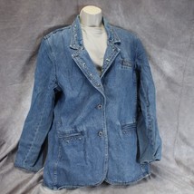 Baccini Womens Embellished Studded Stars Distressed Denim Jean Jacket Si... - $323.95 MXN