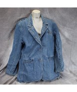 Baccini Womens Embellished Studded Stars Distressed Denim Jean Jacket Si... - $323.95 MXN