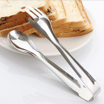 Kitchen Cooking Utensils Salad Spoon Food Tongs Cake Fork Buffet Tableware Tool - £5.79 GBP