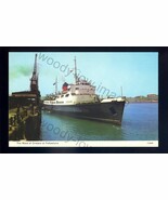 f2398 - British Railway Ferry - Maid of Orleans at Folkestone - postcard - $35.83 MXN